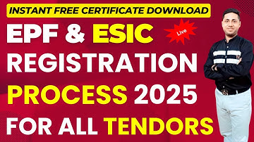 EPF Registration Kaise Kare 2025 | EPF Registration Online Procedure ESI registration Online 2025