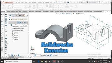 SolidWorks Tutorial for Beginners exercise 6