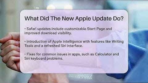 What Did The New Apple Update Do? - Talking Tech Trends