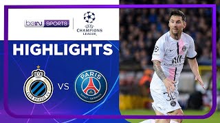 Club Brugge 1-1 PSG | Champions League 21/22 Match Highlights