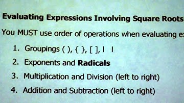 PA Lesson 12.1 - Square Roots