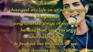 Olvya ft. Nikole Faizieva - How Adam Lambert Changed My Life!