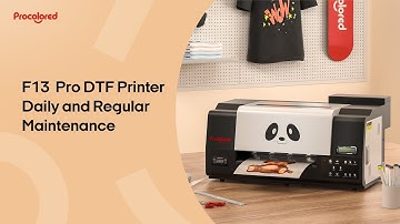 F13  Pro DTF Printer Daily and Regular Maintenance