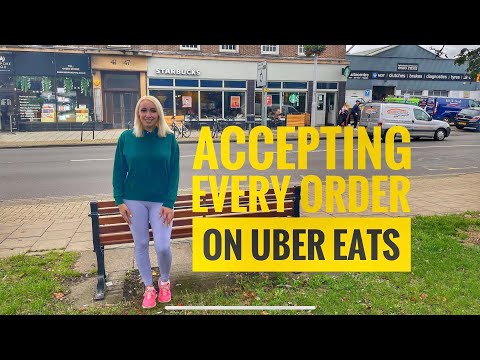 ACCEPTING EVERY ORDER ON UBER EATS!