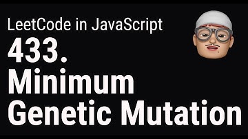 433. Minimum Genetic Mutation| LeetCode in JavaScript