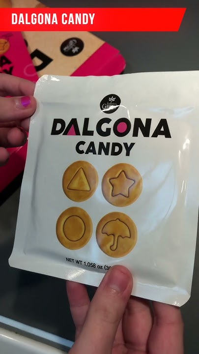 SQUID GAMES DALGONA CANDY UNBOXING #shorts - YouTube