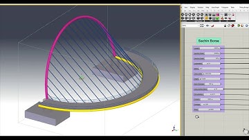 Parametric Design of Tilting Bridge using Grasshopper + Tekla Structures.