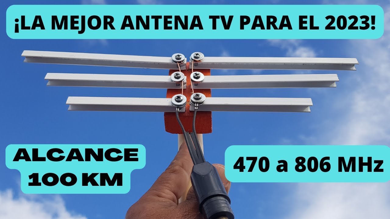 GENERICO Antena HD Para Televisión cable 4.3 metros de largo