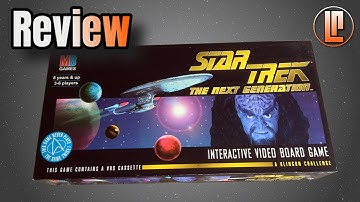 Star Trek TNG Interactive Video Board Game - Retro Review