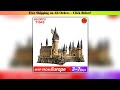 6020pieces Magic School Castle Building Blocks Adults Construction Model Bricks for Birthday Gifts