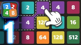 2248: Number Link 2048 Games - Gameplay walkthrough Part 1 (iOS, Android) screenshot 2