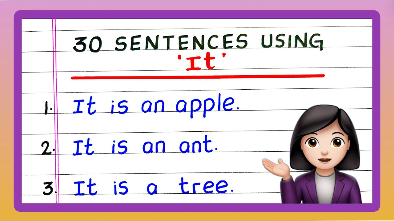 Sentences With It Was Sentences With