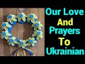 How To Make Your Own Wreath To Show Your Support For Ukraine/ Very Easy DIY 3D Daffodils Wreath