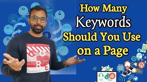 How Many Keywords Should You Use on a Website Page #SEO