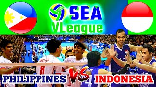 Indonesia vs Philippines | SEA VLEAGUE 2023 Mens Volleyball LIVESCORE