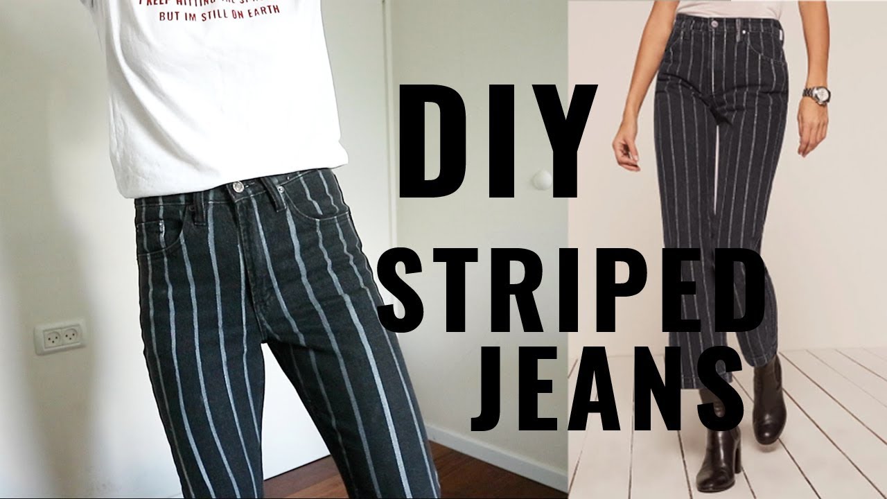 reformation striped jeans