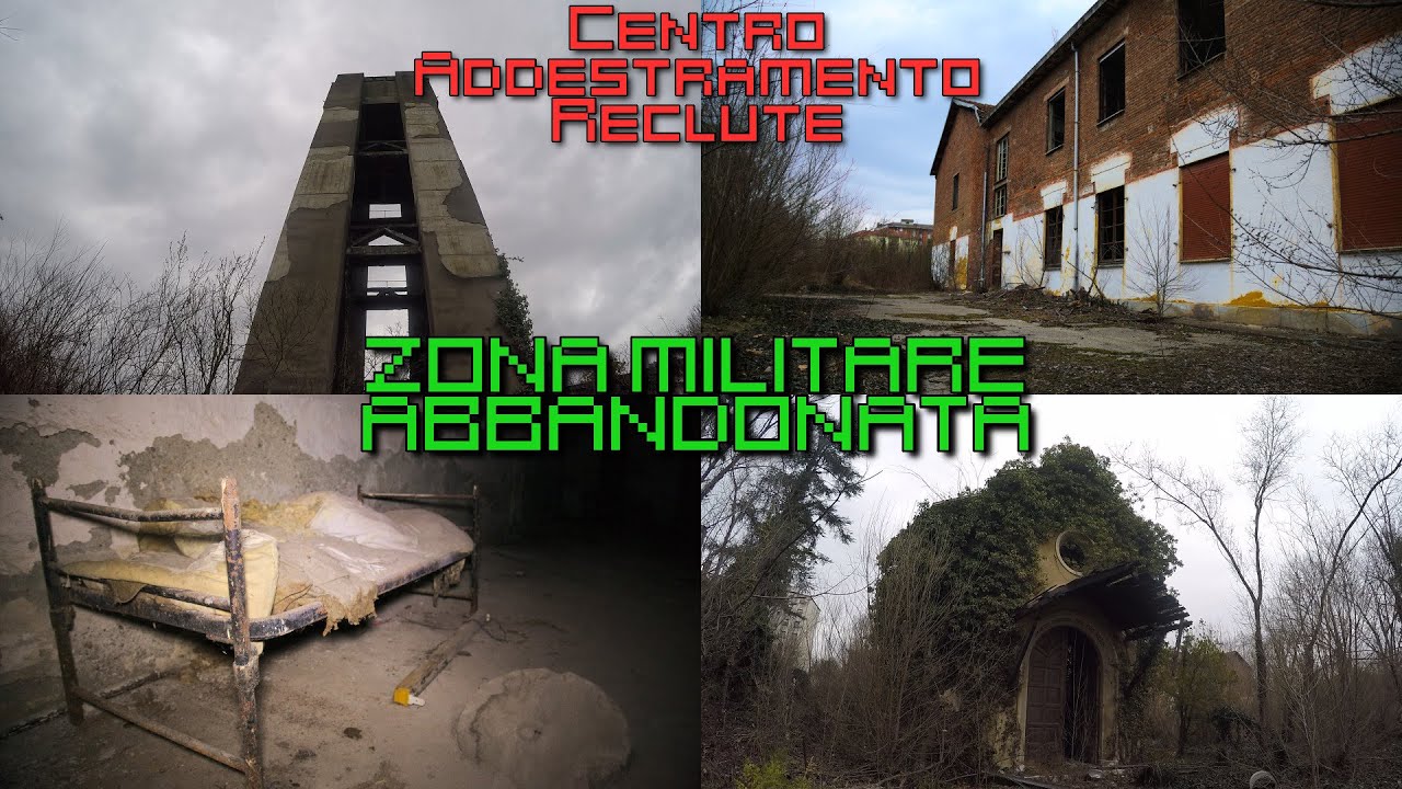 Una gigantesca caserma militare abbandonata per l'addestramento delle reclute!