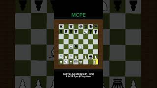 You have to know this - Minecraft chess ver #shorts