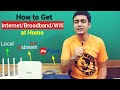 How to Get Broadband / Wifi Connection at Home - Jio Gigafiber vs Airtel Xstream Fiber vs Local