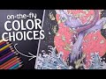 On-the-fly COLOR choices!  -- A PencilStash Adult Coloring Tutorial