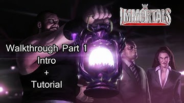WWE Immortals (iOS / Android Free to play) Walkthrough no commentary Part 1 Intro + Tutorial