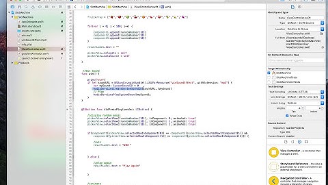 iOS Animation with Swift Playing Sound AV Foundation class 22