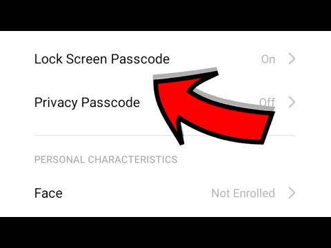 Oppo A1k Pattern Lock Settings Youtube
