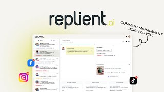Manage All Social Media Engagement With Ai Replient.ai