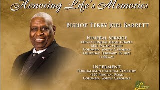 Bishop Terry Joel Barrett- February 18, 2021 - Leevy's Funeral Home Livestream