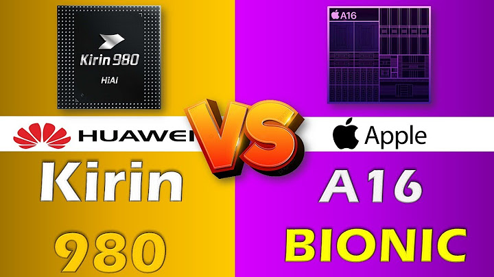 Chip kirin 980 được trang bị trên đt nào năm 2024