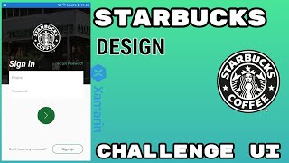 STARBUCKS APP | CHALLENGE UI XAMARIN FORMS | LOGINPAGE