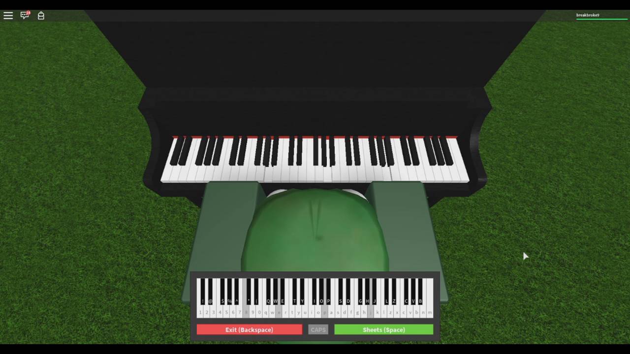 virtual piano sheets