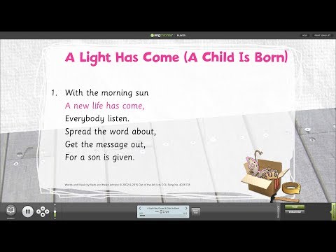 A Light Has Come (A Child Is Born) from DIY Nativity by Out of the Ark Music (Sample Lyric Video)