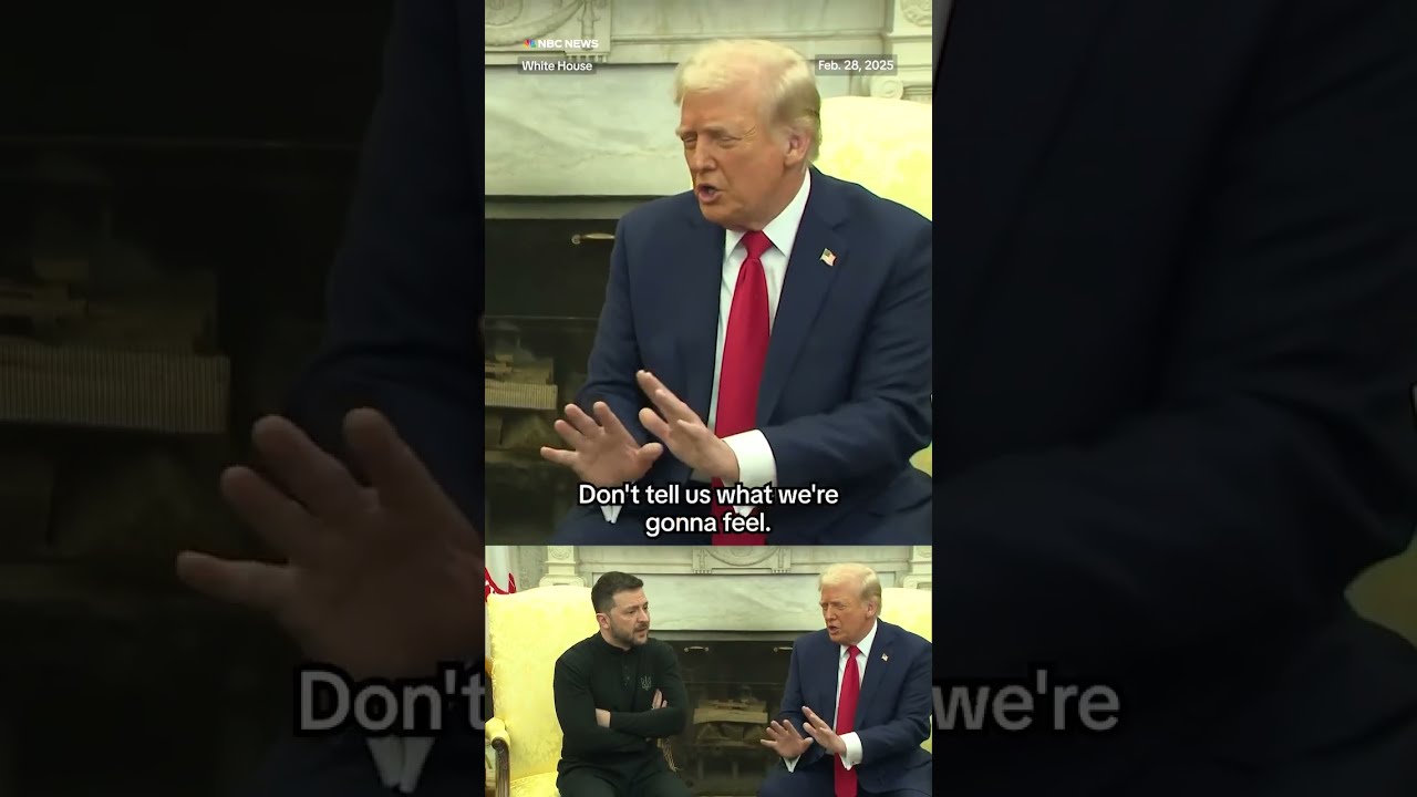 Zelenskyy S Meeting With Trump And Vance Unravels Into An Extraordinary Clash