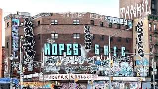 Rappelling Graffiti Corridor Rooftops and Streets