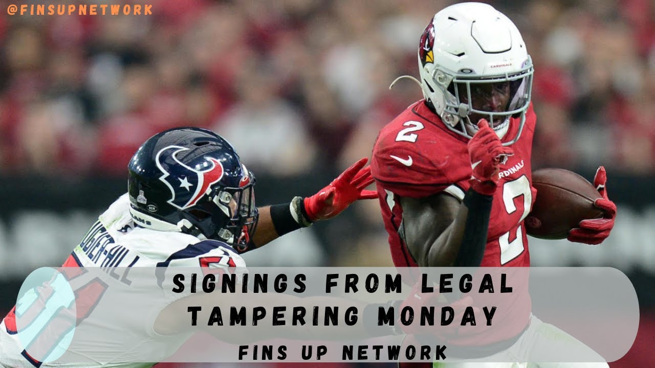 Miami Dolphins Free-Agent Signings from Tampering Monday