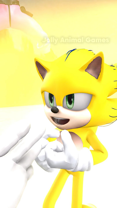 Sonic vs Shadow Fight for the Chaos Emeralds, scaring Wooden Doll in Squid Game #sonic #squidgame