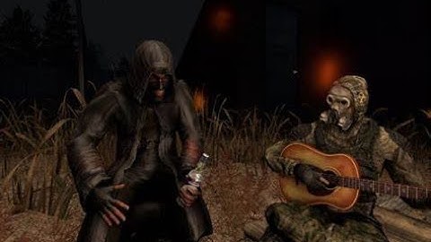 Killing two bandits in garbage - STALKER2013