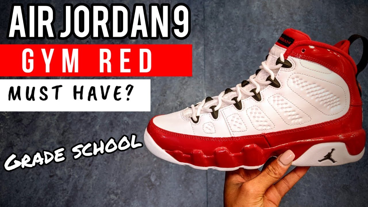 jordan 9 gym red gs