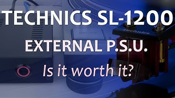 Technics SL-1200 External Power Supply Unit - Comparison - Lossless Audio Files