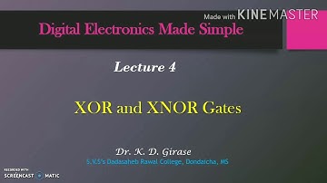 XOR and XNOR Gates