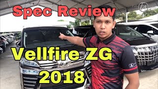 Toyota Vellfire 2.5 ZG 2018 | Spec Review