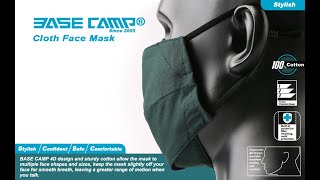 Why choose a BASE CAMP® Reusable Face Mask?| with Filter Pocket Why choose a BASE CAMP® Reusable Face Mask?| with Filter Pocket