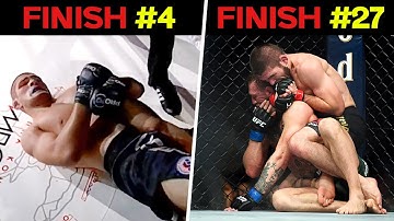 Khabib Nurmagomedov – EVERY MMA FINISH