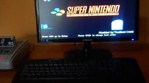 Super Nintendo PC Case Mod with Windows 8