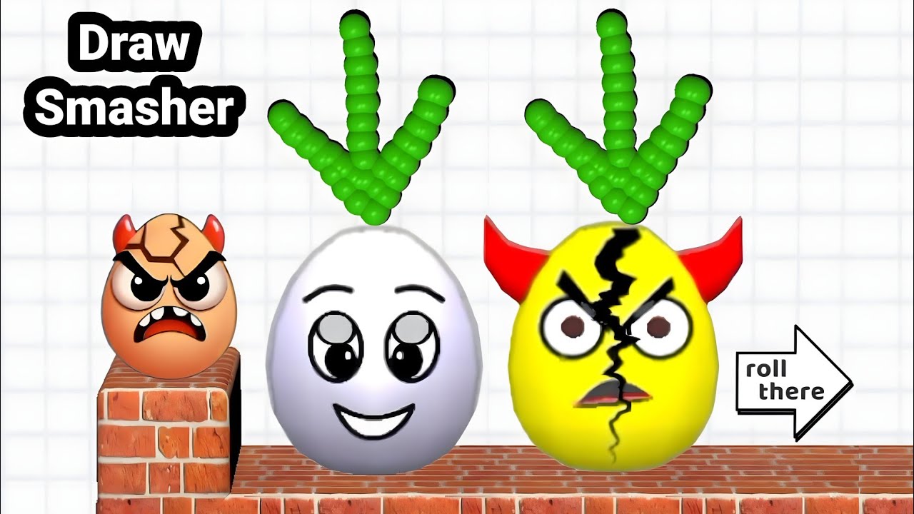 😂 3×3 Games Challenges / Hide Ball 🆚 Draw to Smash 🆚 powerful punch 2048 Gameplay part 46