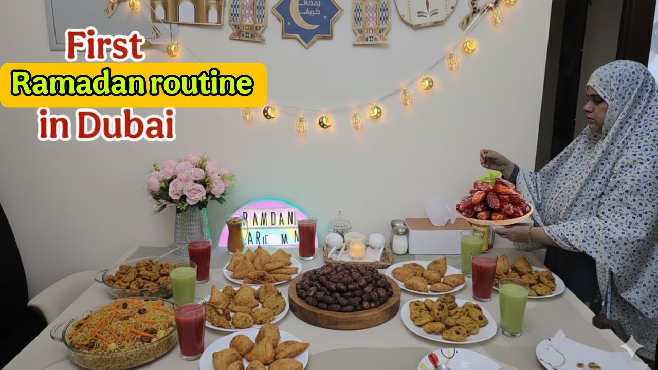 Ramadan day 1 sehri to iftar routine | pakistani mom in dubai | nazneen vlogs 