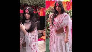 Shah Rukh Khan Daughter Suhana Khan Beautiful Pics In Desi Look