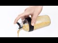 Vidéo: Shaker à vinaigrette 236 ml noir
