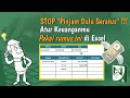 Cara Membuat Rekapan Pemasukan &amp; Pengeluaran Otomatis di Excel